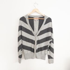 Juicy Couture Y2K striped cashmere blend sweater size medium